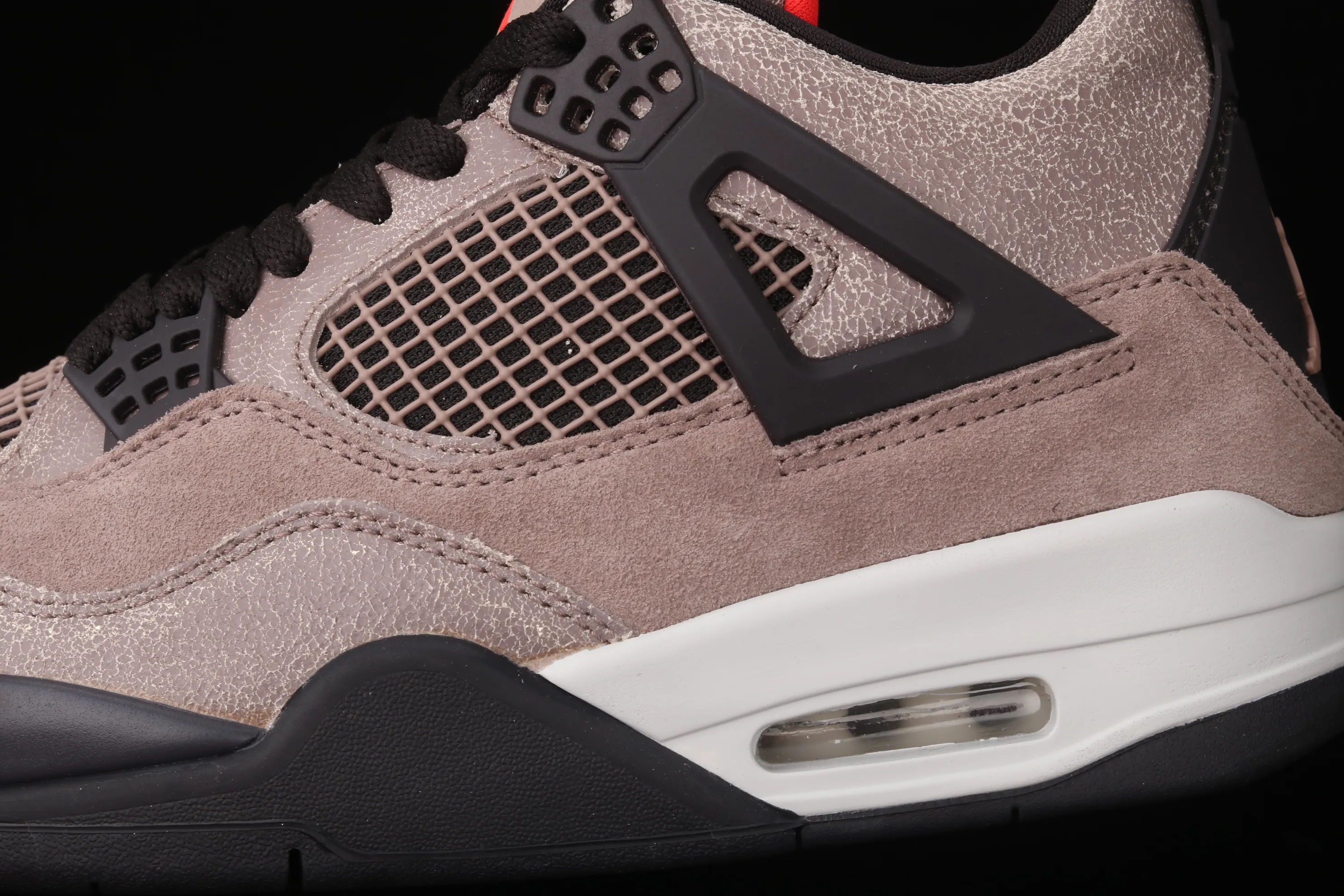 All categories Air Jordan Jordan series basketball shoes Air Jordan 4 Pure original Air Jordan 4 Retro "Taupe Haze" AJ4 Joe 4 black brown Mocha DB0732-200